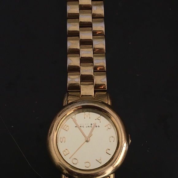 AUTHENTIC MARC BY MARC JACOBS GOLD WATCH